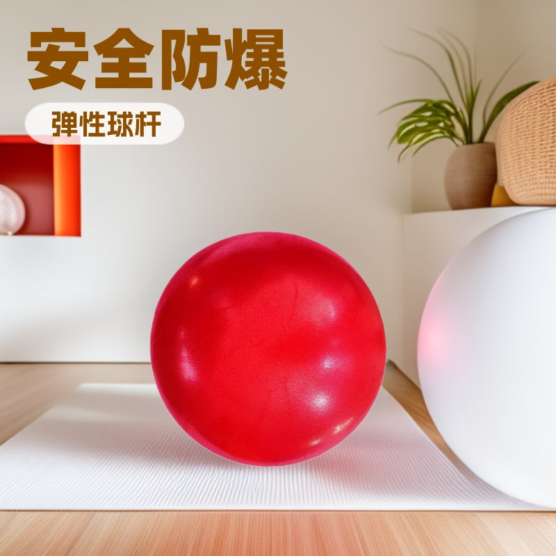 PVC Pilates Ball for Kids and Adults - 25cm Stability and Balance Ball for Yoga, Core Training, and Massage