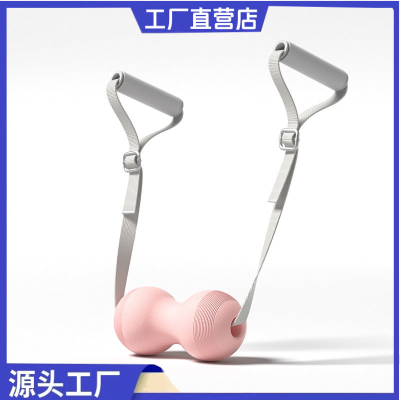 Fascia Ball Hand-Pulled Massager Peanut Ball for Shoulder Blade Office Relaxation Trapezius Muscle Relief and Periarthritis Prevention