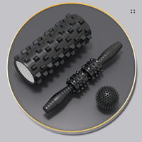 Wholesale Foam Roller Set with Spiky Massage Balls for Fitness, Leg Slimming, and Yoga - Textured Rollers