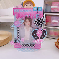 Creative Unique Desktop Ornament Photo Frame 3-inch 4-inch DIY Assembly Display Small Pendant Set
