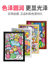 A5L Simple Magnetic Picture Frame for Kids' Artwork, Punch-Free Wall Mount Certificate Display