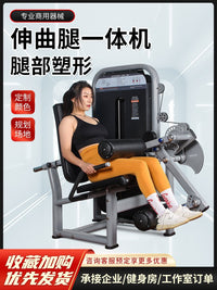 Commercial Gym Leg Extension and Curl Machine Dual Function Leg Workout Equipment