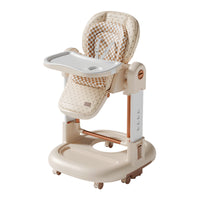 3-in-1 Baby High Chair Rocker Walker Multi-functional Home Infant Dining Table Seat Kids Feeding Chair