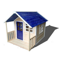 Kids Outdoor Wooden Playhouse Villa Park Activity Room for Children