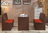 Outdoor Rattan Dining Table and Chair Set Wicker Sofa Lounge Furniture for Patio Garden Balcony