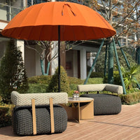 Nordic Outdoor Rattan Sofa Set for Patio Garden Balcony Villa Designer Furniture