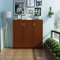 Wholesale Shoe Cabinet Casual Simple Easy Assembly Panel Storage Cabinet with Lock Side Cabinet Floor Cabinet Sideboard