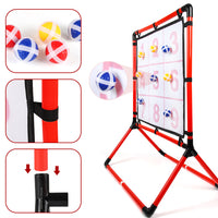 Cross-Border Water and Land Nine-Square Grid Game Set with Sticky Ball Throwing for Indoor and Outdoor Sports