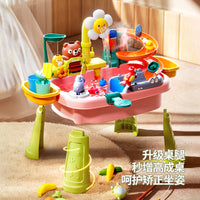 New Summer Water Play Toy Gift for Kids, Multifunctional Water Park Fishing Pond Electric Faucet Dishwasher