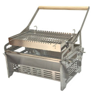 Detachable Flip Charcoal Grill for Home Use, Outdoor Fish Roaster BBQ Rack - TikTok Viral Product