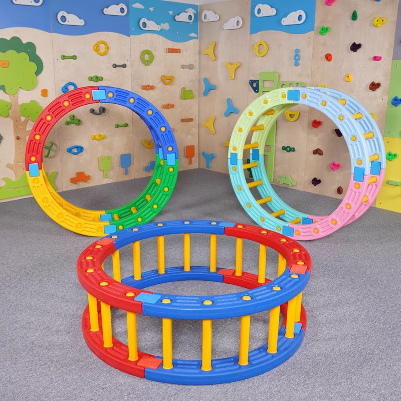 Quarter Circle Climbing Frame for Kids, Sensory Training Equipment, Indoor Toddler Toy, Balance Board, Stepping Bridge