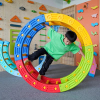 Quarter Circle Climbing Frame for Kids, Sensory Training Equipment, Indoor Toddler Toy, Balance Board, Stepping Bridge