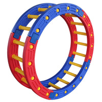 Quarter Circle Climbing Frame for Kids, Sensory Training Equipment, Indoor Toddler Toy, Balance Board, Stepping Bridge