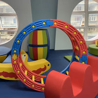 Quarter Circle Climbing Frame for Kids, Sensory Training Equipment, Indoor Toddler Toy, Balance Board, Stepping Bridge