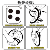 Foldable Bean Bag Toss Game 5-in-1 Dart Sticky Ball Fabric Target Kids Outdoor Toy