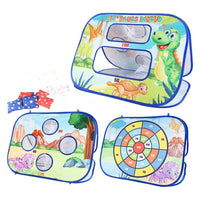 Kids 3-in-1 Dart Board Sandbag Toss Sticky Ball Game Set Target Flying Disc Outdoor Sports Toy