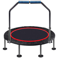 Foldable Mini Trampoline for Home Fitness, Indoor Rebounder for Adults and Kids, Exercise Trampoline