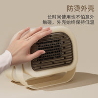 Mini Desk Heater, Energy-Saving PTC Ceramic Fast Heating Electric Fan Heater for Room and Indoor Use