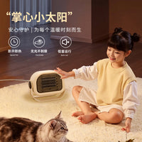 Mini Desk Heater, Energy-Saving PTC Ceramic Fast Heating Electric Fan Heater for Room and Indoor Use