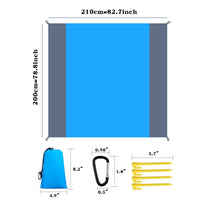 Outdoor Picnic Mat Pocket Tent Ground Mat Waterproof Moisture-proof Sunshade Camping Cloth Lightweight