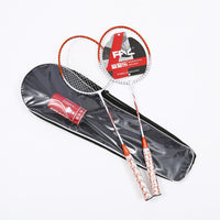 Fuaile Iron Alloy Badminton Racket Set for Adults - Professional Training and Competition Racket