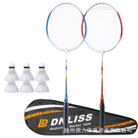 Dingli Badminton Racket Set for Adults and Children, Beginner Offensive Durable Type