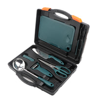 Outdoor Camping Cookware Set Portable Utensils BBQ Tools Stainless Steel Supplies