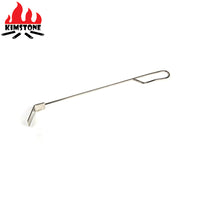 Stainless Steel Ash Shovel for Ceramic BBQ Grills - Garden Patio Barbecue Ash Cleaning Tool