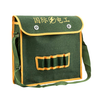 Thickened Canvas Electrician Backpack Multi-functional Shoulder Repair Labor Protection Bag Plumbing Hardware Tool Bag