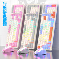 Viper KM800 Wired Keyboard and Mouse Combo Mechanical Feel Gaming E-sports 98-Key for Laptop PC