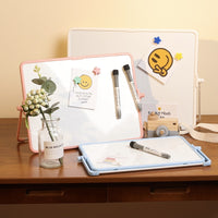 Funi FT-8638 Magnetic Double-Sided Desktop Whiteboard with Stand - Erasable Office Writing Board