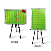Magnetic Soccer Basketball Volleyball Coaching Board with Pen and Eraser, Aluminum Alloy Tactical Board