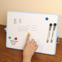 Funi FT-8638 Magnetic Double-Sided Desktop Whiteboard with Stand - Erasable Office Writing Board