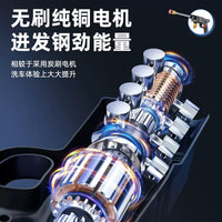 Portable Cordless Car Washer High Pressure Water Gun with Lithium Battery for Home Car Cleaning