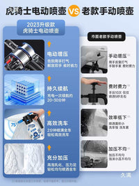 Electric Car Wash Foam Sprayer High-Pressure Water Spray Foam Pot for Vehicle Cleaning