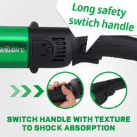 Cordless Mini Angle Grinder 1000W Long Handle Variable Speed Metal Cutting Polishing Machine