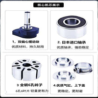 Micrometer Industrial Grade 5-inch Pneumatic Sander High-Speed Rotary Dry Grinder Polisher Waxing Machine