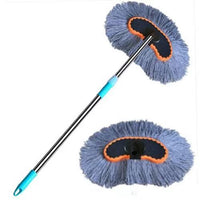 Telescopic Car Wash Mop Soft Bristle Cleaning Tool Long Handle Brush Set for Auto Detailing