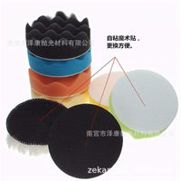 Car Polishing and Waxing Sponge Pad Kit - 3-inch 22-Piece Set with Wool Pads and Sponge Wheels