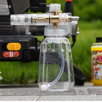 High-Pressure PA Foam Cannon Car Wash Kit with Fan-Shaped Spray Nozzle for Home Use