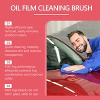 Car Windshield Glass Cleaner Kit with Rain Repellent and Stain Remover for Auto Windows
