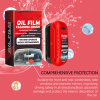 Car Windshield Glass Cleaner Kit with Rain Repellent and Stain Remover for Auto Windows