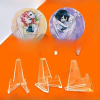 支架吧唧展示展示架吧唧纪念币硬币展示架立架亚克力展示台钱三角