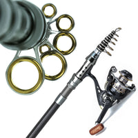 Carbon Fiber Portable Travel Lure Fishing Rod Set for Sea Fishing