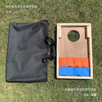 Kids Outdoor Sports Bean Bag Toss Game Set Cornhole Boards with Sandbags