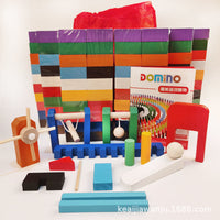 Dominoes Set for Kids 6-12 Years Old and Adults, Educational Building Blocks for Competition and Play