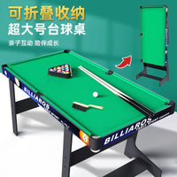 Miniature Foldable Pool Table for Kids, Home Entertainment Billiards Game Set