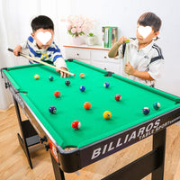 Miniature Foldable Pool Table for Kids, Home Entertainment Billiards Game Set