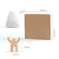Kids Wooden Stacking Animal Balance Blocks Early Education Toy