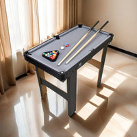 Kids Mini Pool Table, Portable Carbon Fiber Foldable Billiards Game for Indoor Play, Boys Toy